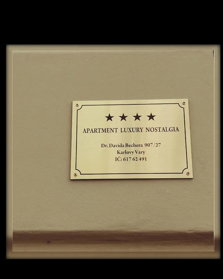 Apartment Luxury Nostalgia Karlovy Vary