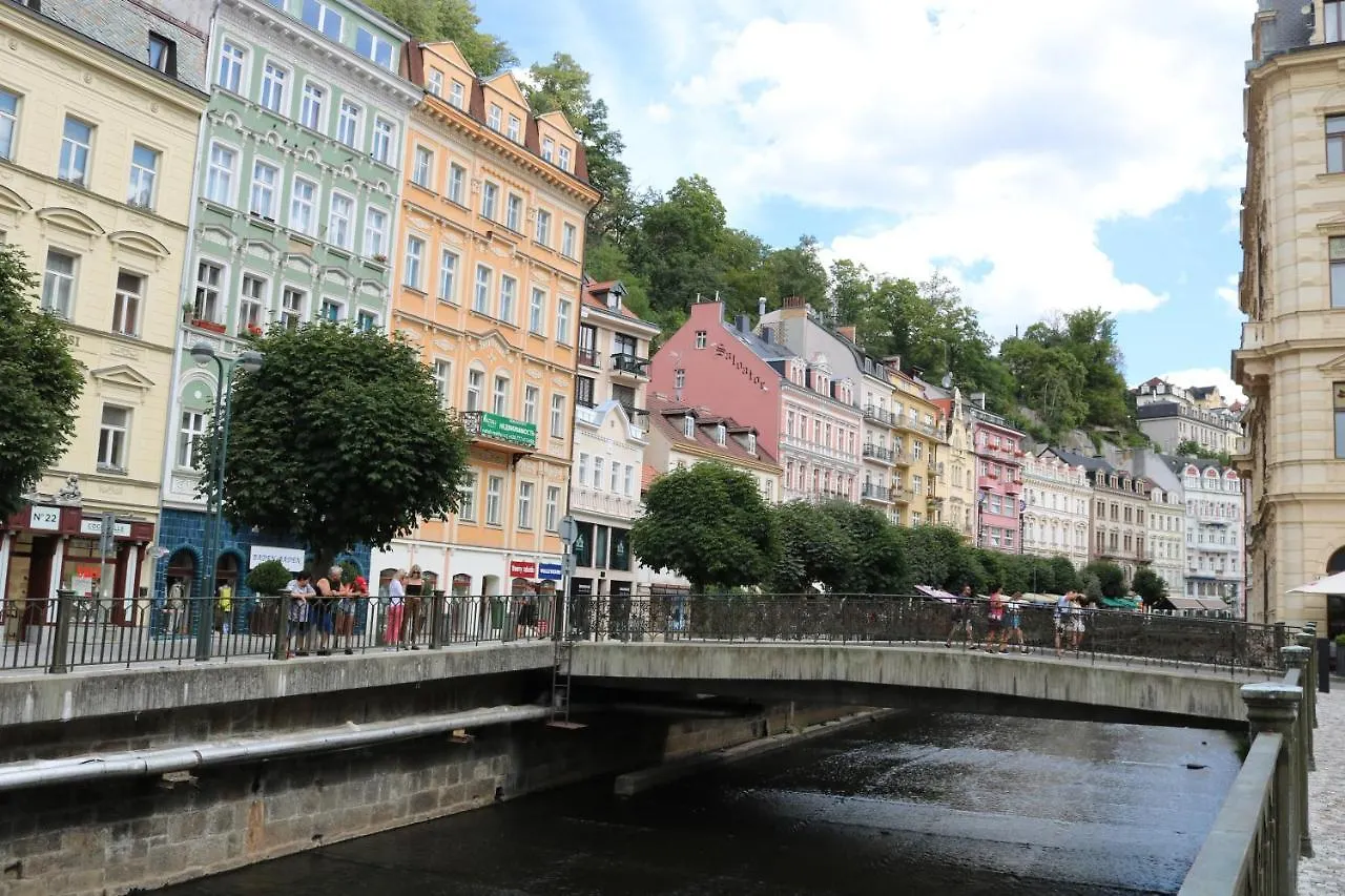 Retro Big Apartment With Two Balconies And Lift Karlsbad