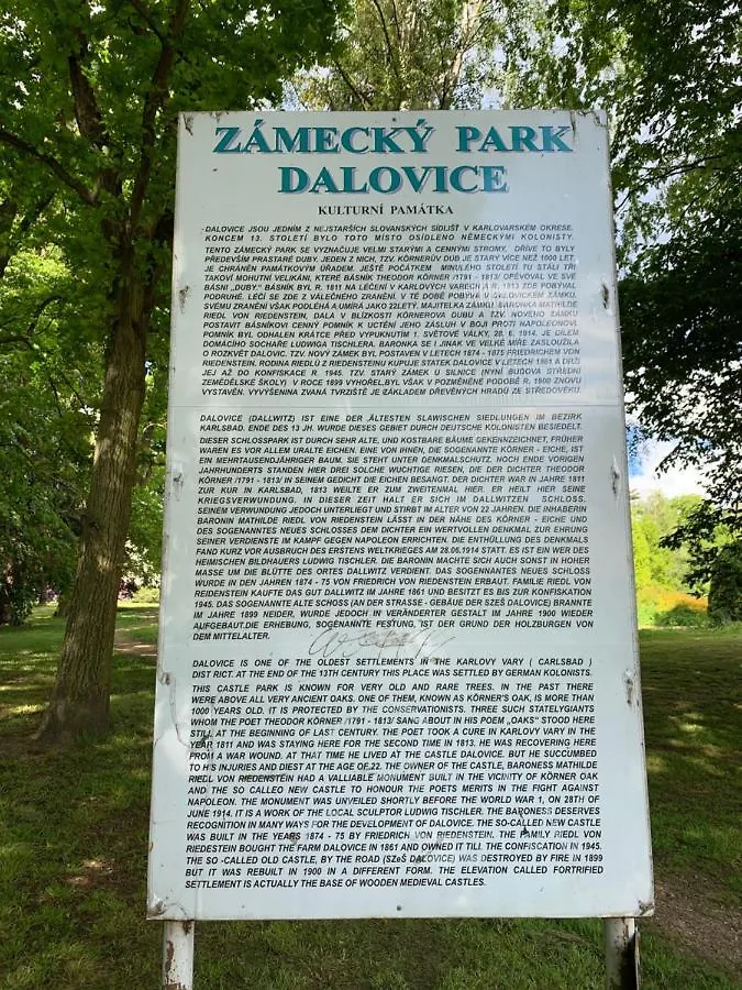 Parkhotel Carlsbad Inn Karlowe Wary Hotel Dalovice