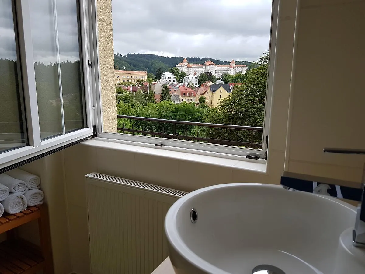 Hotel Penzion Valkoun-Lilienfeld Karlowe Wary Czechy