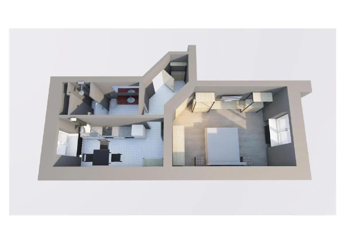 Residence Iron Cube Karlowe Wary Apartament